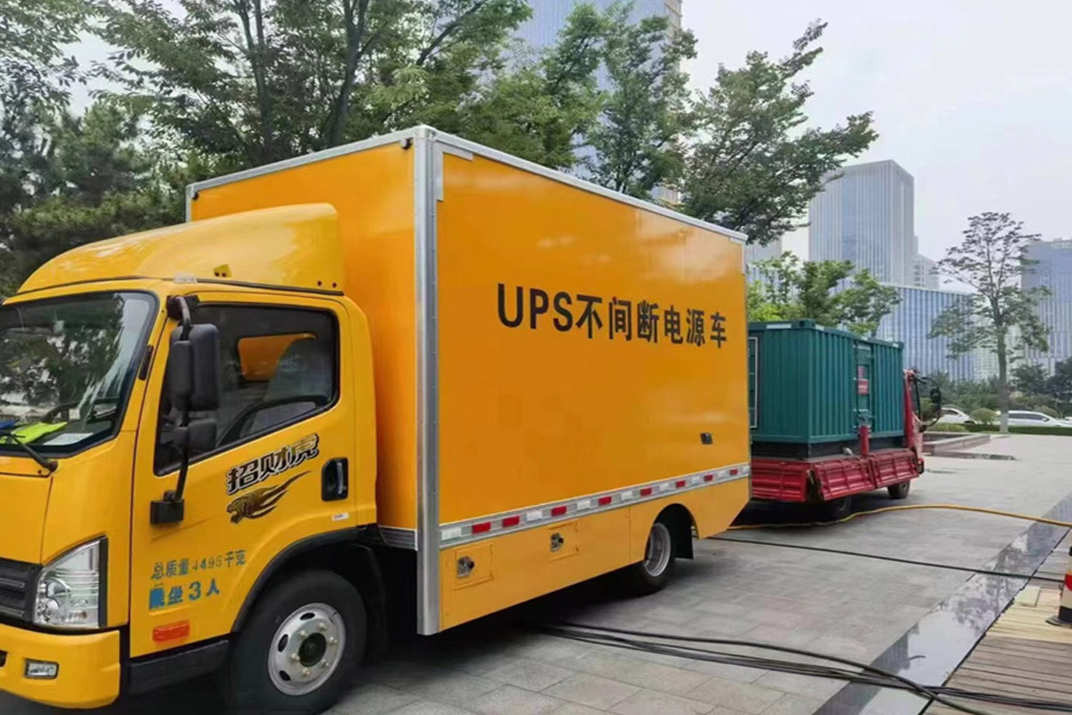 麻涌镇发电机租赁施工现场